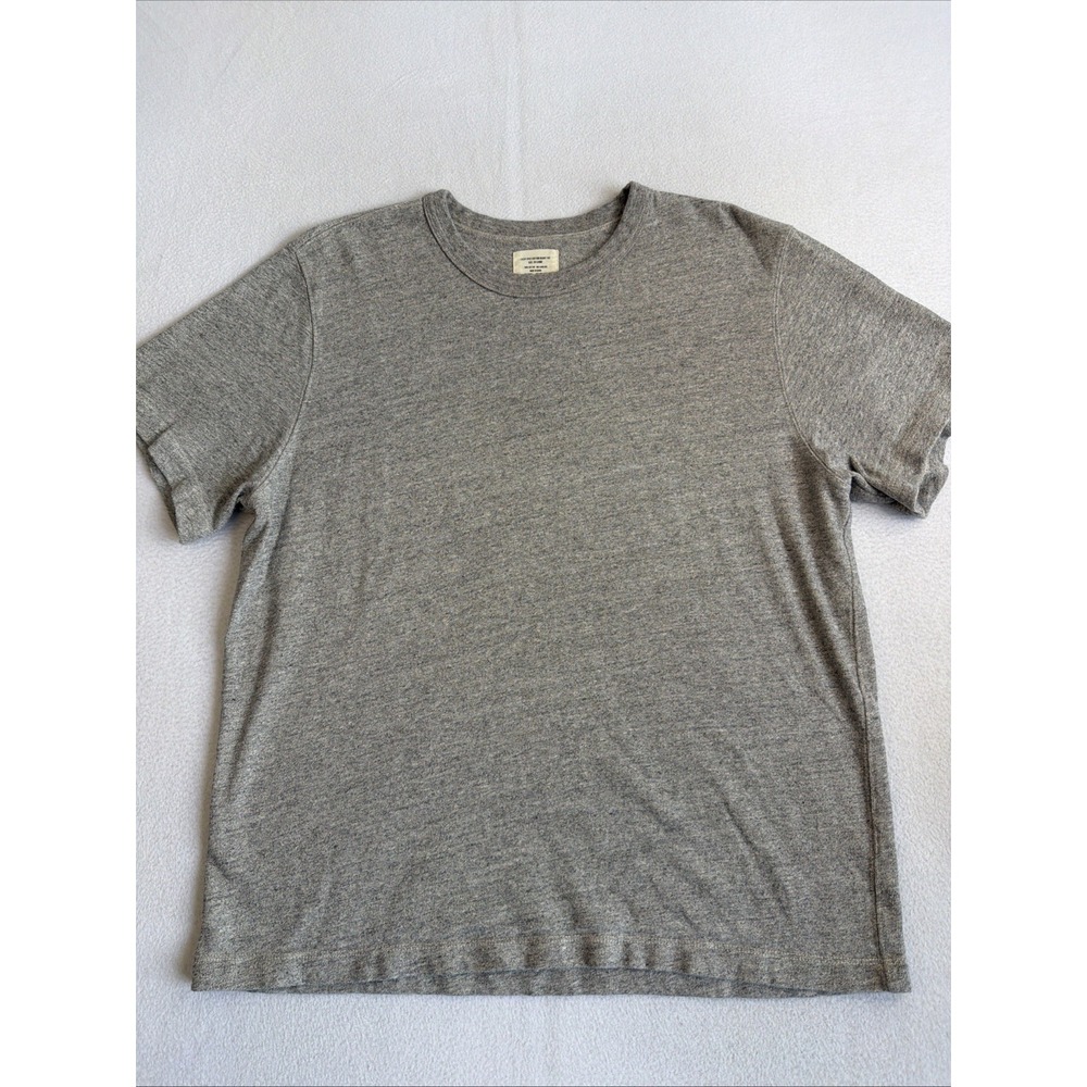 Buck Mason Mens Field Spec Cotton Heavy Tee XXL Gray BM11849.583